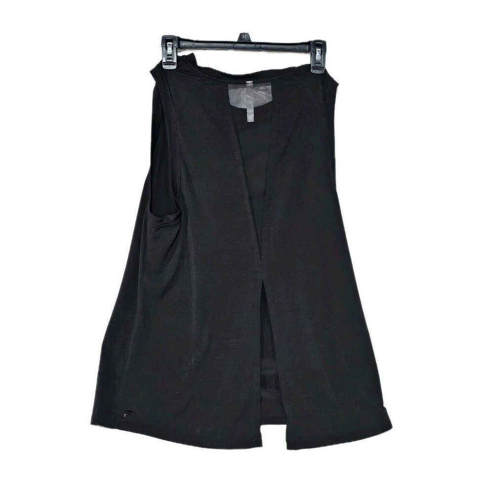 Fabletics Tank Dry Flex Open Back Women's M Black Sleeveless Gym Athleisure - Picture 3 of 8